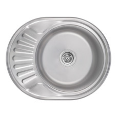 Кухонная мойка Brinex 5745 0,8 мм Satin (BRIN5745SAT08)