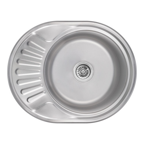 Кухонная мойка Brinex 5745 0,8 мм Satin (BRIN5745SAT08)