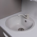 Кухонна кам'яна мийка FANCY MARBLE Texas біла