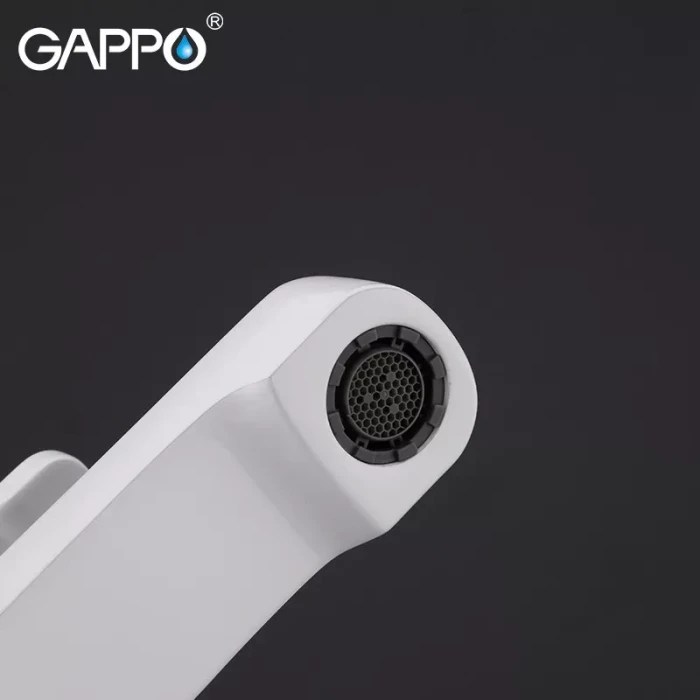 Змішувач для умивальника GAPPO G1002-8, білий/хром Змішувач для умивальника GAPPO G1002-8, білий/хром