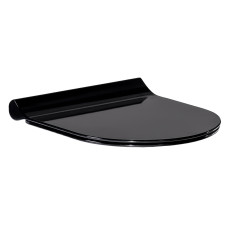 Сидіння для унітазу Black Amadeus Slim slow-closing чорне