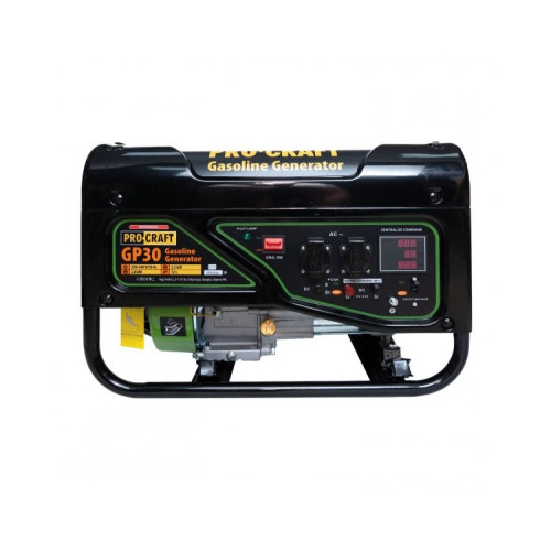 Генератор бензиновый PROCRAFT GP30, 2.5-2.8kW, бак12л, 43 кг