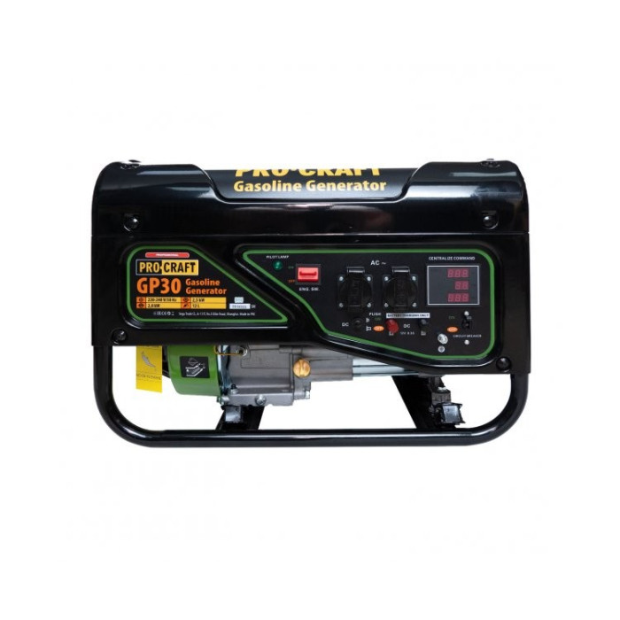 Генератор бензиновый PROCRAFT GP30, 2.5-2.8kW, бак12л, 43 кг