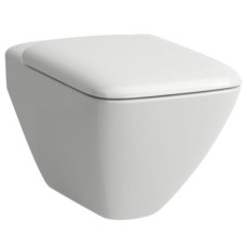 Унітаз підвісний LAUFEN PALACE H8667000000001 Rimless 38*36*56см в комплекті з сидінням з системою плавного опускання, з антибактеріальним покриттям