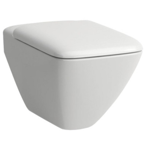 Унітаз підвісний LAUFEN PALACE H8667000000001 Rimless 38*36*56см в комплекті з сидінням з системою плавного опускання, з антибактеріальним покриттям