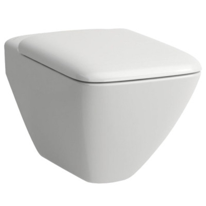 Унитаз подвесной LAUFEN PALACE H8667000000001 Rimless 38*36*56см в комплекте с сиденьем с системой плавного опускания с антибактериальным покрытием