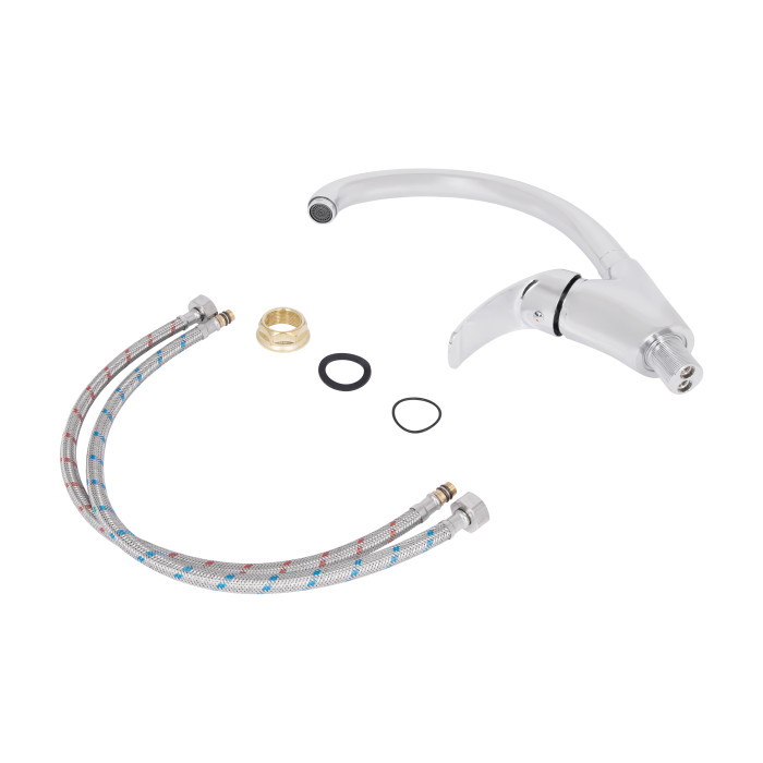 Смеситель для кухни Lidz (CRM) Mars 81 007F-3