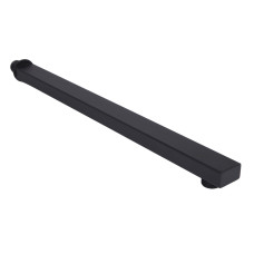 Кронштейн для потолочной лейки Qtap (35x35x423) для душевых систем скрытого монтажа Gemini Matt Black QTGEM3535423BLA50160