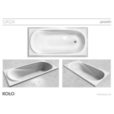 Ванна акрилова Kolo Saga 150x75 пряма
