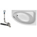 Ванна акриловая Kolo Sping 160x100 правосторонняя + сифон Geberit