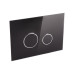 Інсталяція підвісного унітазу Qtap Nest ST з кнопкою Glass Black, кругла