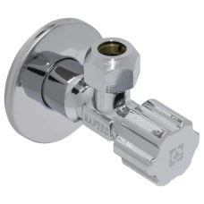 Кран угл. хром 1/2 х3/8  RAFTEC VВE01005 вент.