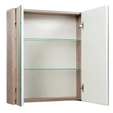Зеркальный шкаф 60x74х16,6 СМАРТ трюфель