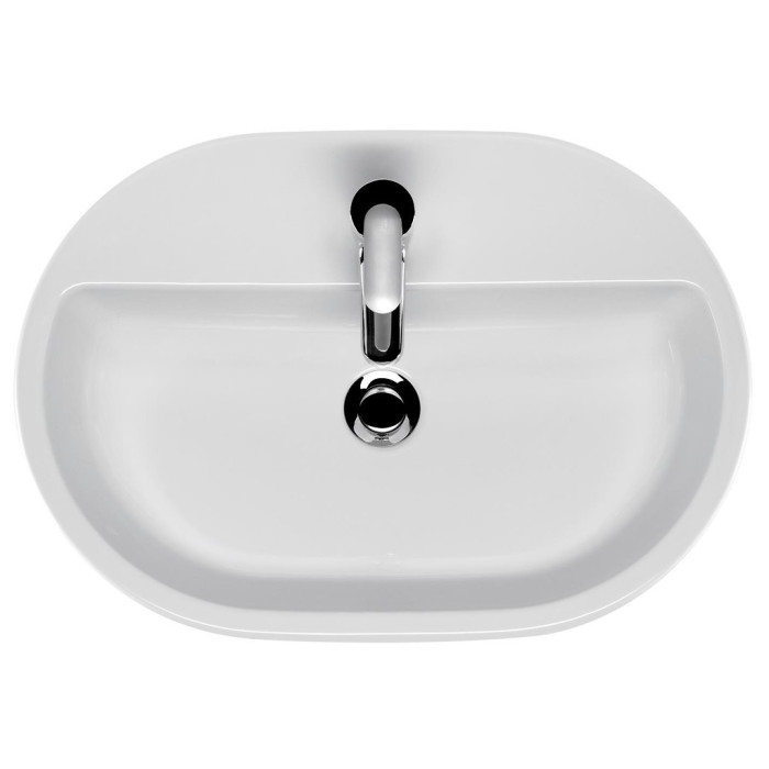 Умbвальник на стільницю 60х42 Cersanit CASPIA OVAL