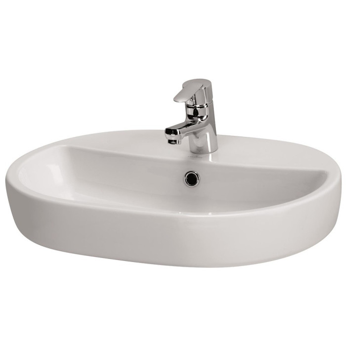 Умbвальник на стільницю 60х42 Cersanit CASPIA OVAL