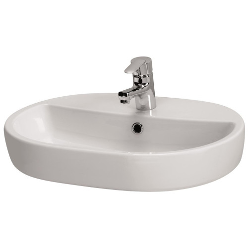 Умbвальник на стільницю 60х42 Cersanit CASPIA OVAL