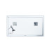 Дзеркало настінне прямокутне1200х700 Q-TAP Tern LED sensor, reverse