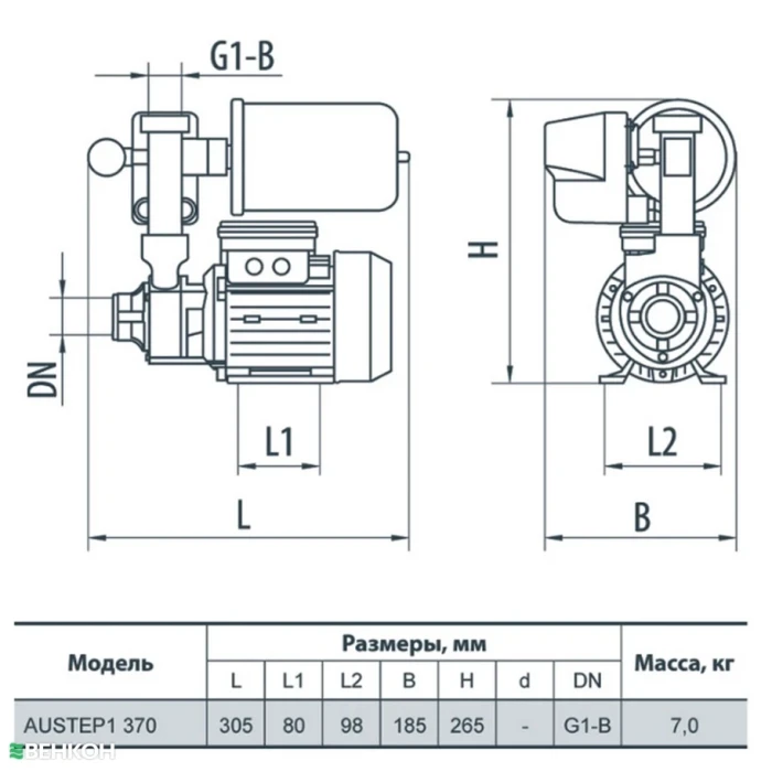 Станція  RUDES  AUSTEP 1 370Вт