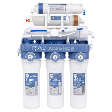 Осмос ITAL Advance 6-75M (6 ступенів, без помпи, мембрана DUPONT 75 галон) (ADV-RO6-75M)