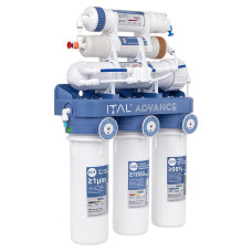 Осмос ITAL Advance 6-75M (6 ступенів, без помпи, мембрана DUPONT 75 галон) (ADV-RO6-75M)