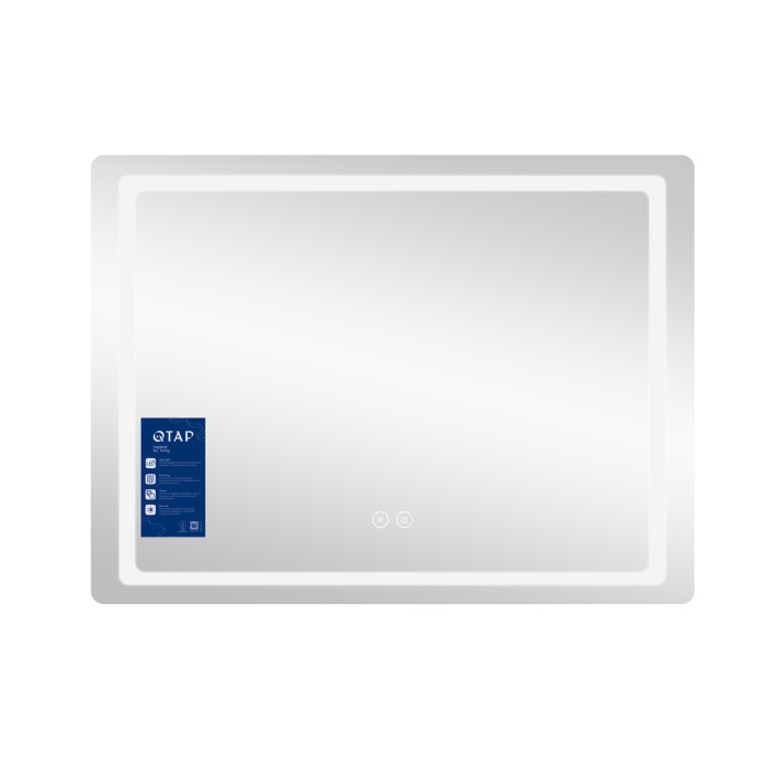 Дзеркало Qtap Mideya (DC-F614) 700х500 з LED-підсвічуванням Touch, з антизапітнінням, диммером QT2078NCF07050W Дзеркало Qtap Mideya (DC-F614) 700х500 з LED-підсвічуванням Touch, з антизапітнінням, диммером QT2078NCF07050W