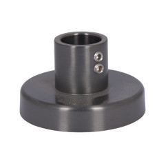 Крепление стойки Qtap (35x59,5) для душевой системы Gemini Gunmetal Black PVD QTGEM35595GMB50206