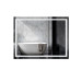 Зеркало Qtap Mideya (DC-F613) 700х500 с LED-подсветкой Touch, с антизапотеванием, диммером QT2078NCF7050W