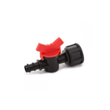 Кран шаровый ВВ 3/4 для капельной трубки Dn16 PRESTO-PS
