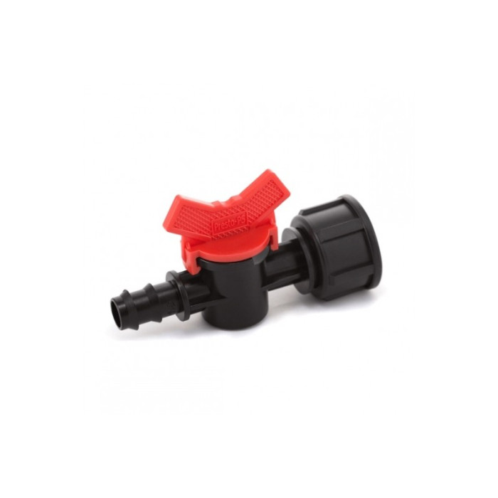 Кран шаровый ВВ 3/4 для капельной трубки Dn16 PRESTO-PS