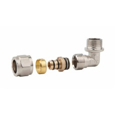 Угол обжимной разборный 16х1/2", наружная резьба SD Forte SD00022053