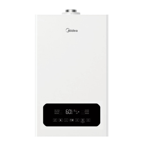 Котел газовий Midea L1GB24-C20WS двоконтурний турбований+комплект димоходу