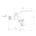 Кран поливочный 1/2 ручка из латуни VALVE SV140W15