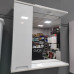 Зеркало-шкаф с полкой 70х70х17 STANDART (L) SANSERVIS