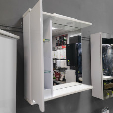 Зеркало-шкаф с полкой 70х70х17 STANDART (L) SANSERVIS