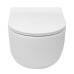 Унітаз підвісний ROCA Meridian Rimless (A34H242000) з сидінням Slim Urea/Duroplast, Soft Close