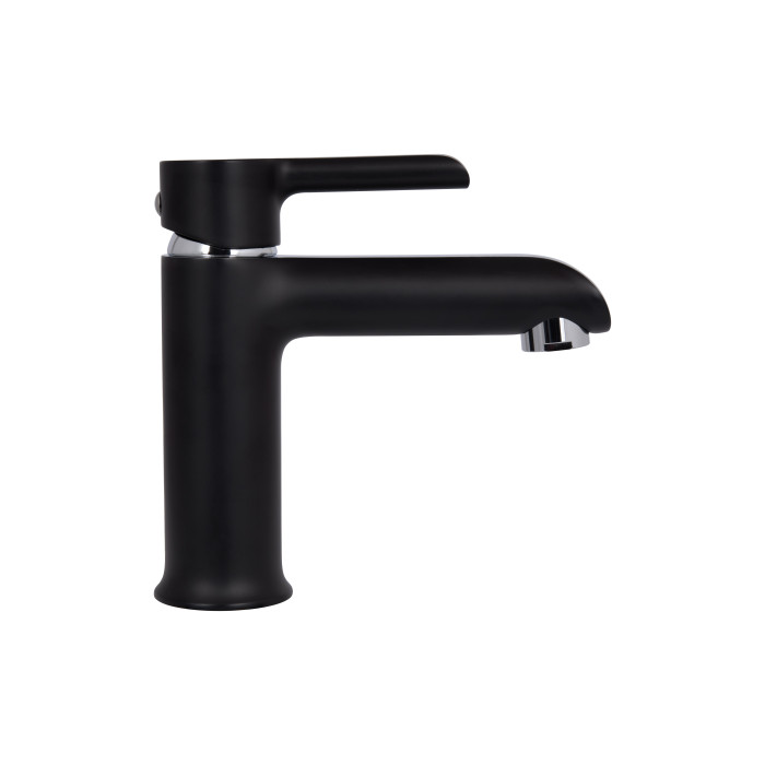 Смеситель для раковины Qtap Grand QTGRABCR001F Chrome/Black