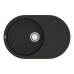 Мойка Vankor Sity  780х510х200 овал. Black + сифон