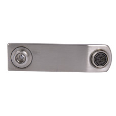 Излив в сборе Lidz (150х40х36) для смесителей Kubis 006, 1030 Nickel LDKUB1504036N49507