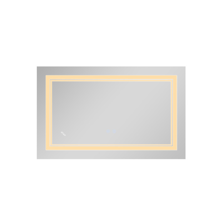 Дзеркало Qtap Cardinal (CA1) 700х500 з LED-підсвічуванням Touch, з антизапітнінням, з диммером,з регулюванням температури коліру (3000-6500K) QT0478C5070