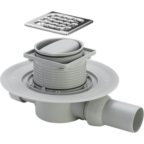 Трап Advantix для ванной, сухой затвор, горизонтальный D50 (583217)