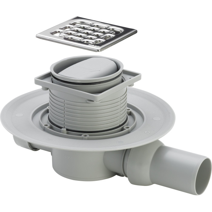 Трап Advantix для ванной, сухой затвор, горизонтальный D50 (583217)