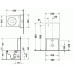 STARCK X  Бачек 3/6л., п. слева, скрытое