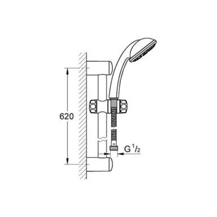 Душевой набор GROHE Tempesta