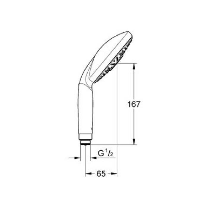 Лейка для душа GROHE Vitalio Rain Лейка для душа GROHE Vitalio Rain