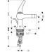Axor Terrano - смеситель на биде (хром) HANSGROHE 37200000