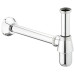 Hansgrohe Сифон-склянка для умивальника, хром