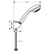 Комплект для душа HANSGROHE Crometta с держателем и шлангом