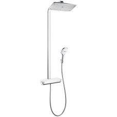 Raindance Select E Air 1jet 360 мм Showerpipe Душевая система с термостатом, белый/хром