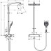 Raindance Select E Air 1jet 360 мм Showerpipe Душевая система с термостатом, белый/хром