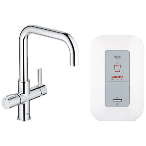 Змішувач для кухні GROHE Red Duo 30145000, одноважільний + бойлер на 4літри
